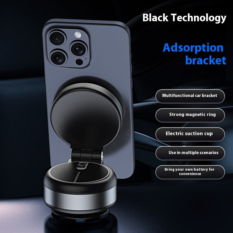 Vacuum Electric Suction Cup Magnetic Suction Car Phone Holder Navigation Multifunctional